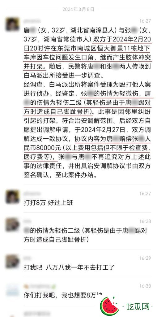 刺激!两名宝马女地下车库互殴-吃瓜网